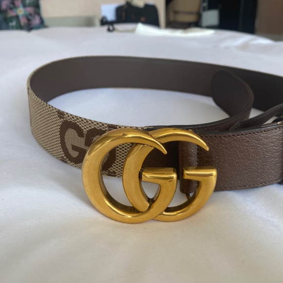 Ladies Gucci jumbo GG belt - Picture 2 of 7